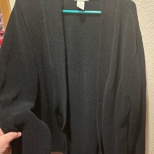 Orvis Black Women's Cardigan Sweater